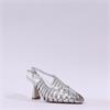 Una Healy Cold Heart Cut Out Heel - Chrome